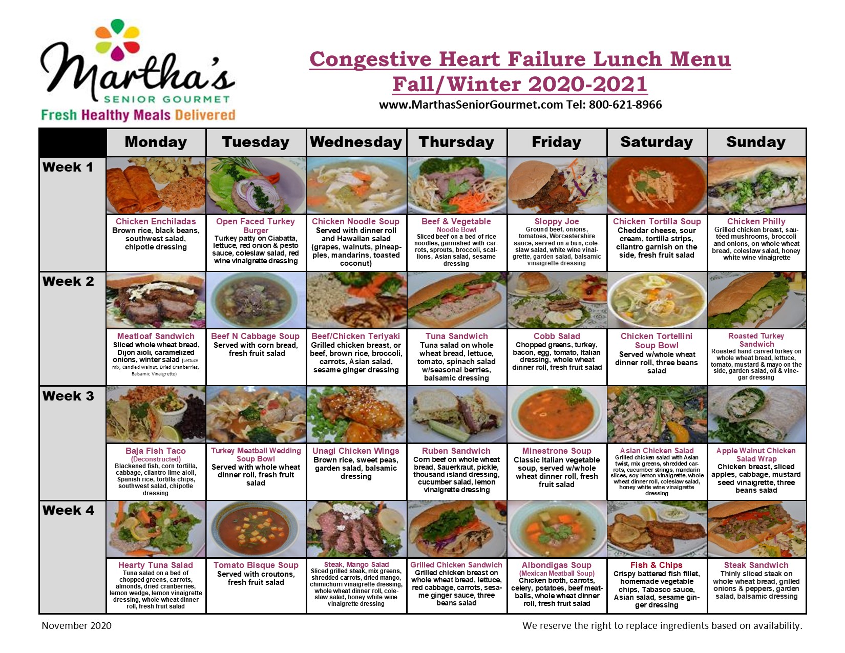 Congestive Heart Failure Meal Delivery Aria Art